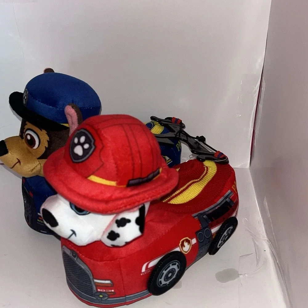 Nickelodeon Paw Patrol Slippers  Toddler 7/8‎ NWT Plush Chase & Marshall